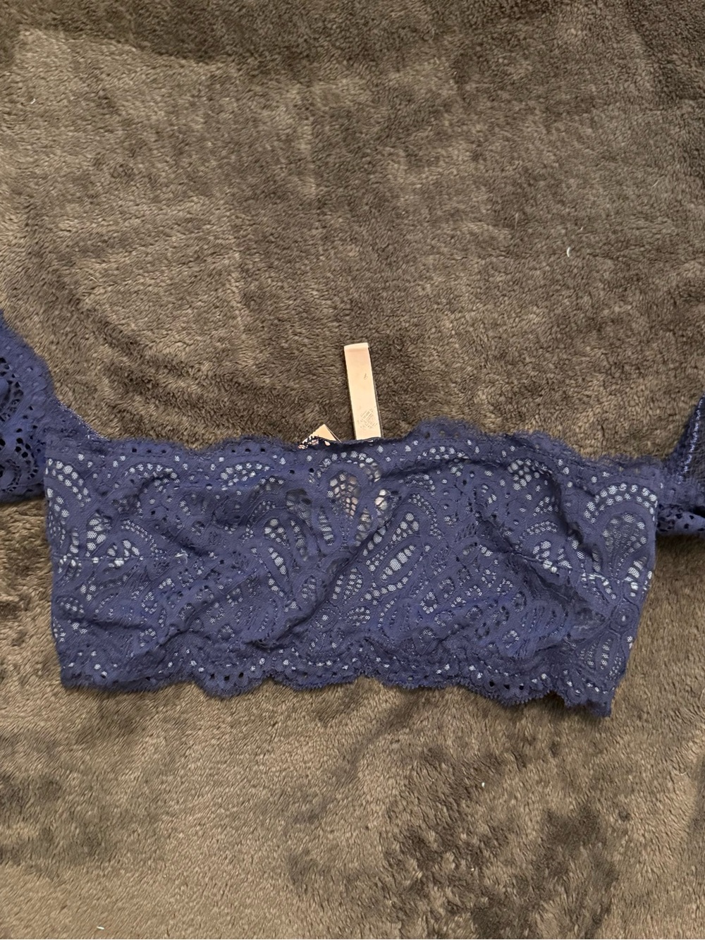 Victoria's Secret Navy Blue Lace Bandeau